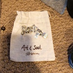 Brighton Art & Soul Love is Patient Bracelet NWT